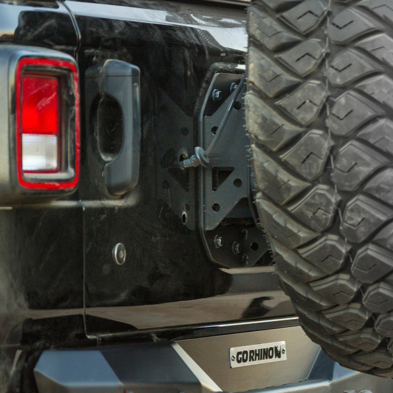 Go Rhino Jeep Wrangler JL/JLU Rockline Spare Tire Relocation