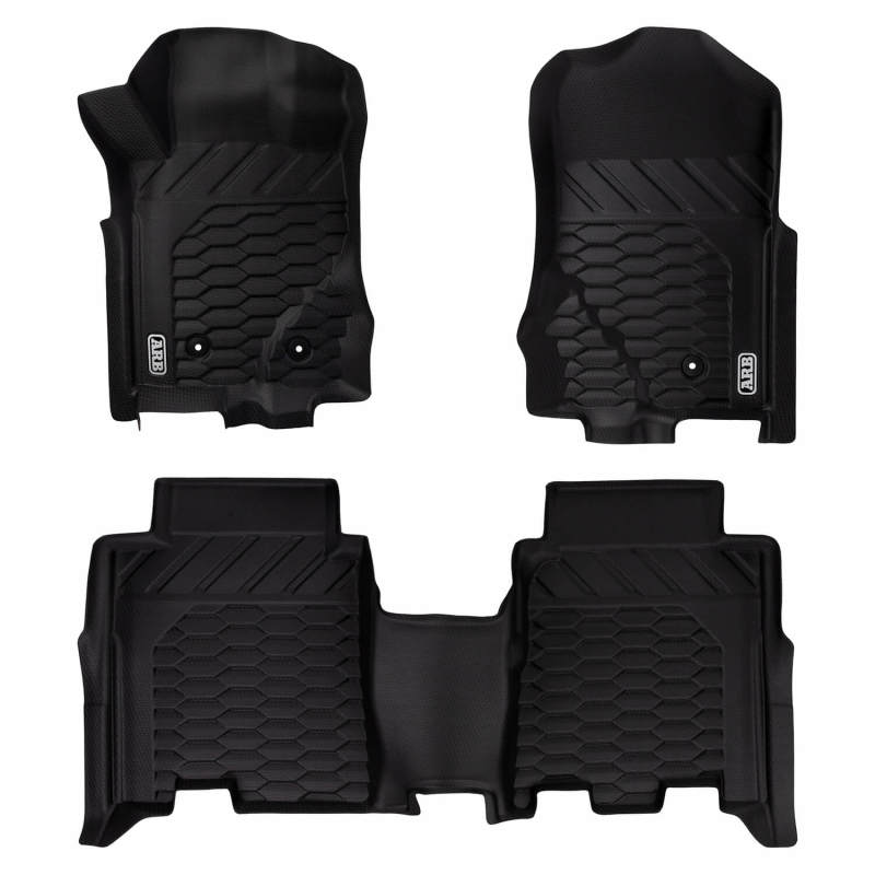 ARB Ford Bronco Front & Rear Floor Mats - Black