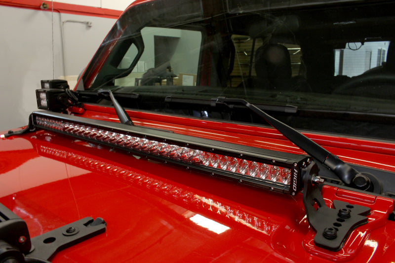 Go Rhino Jeep Wrangler JL/JLU/Gladiator JT Light Mount - 30in Single Row