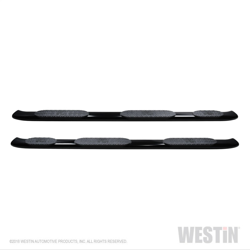 Westin 19+ RAM 1500 CC 5ft7in. Bed (Excl. Classic) PRO TRAXX 5 W2W Oval Nerf Step Bars - Black