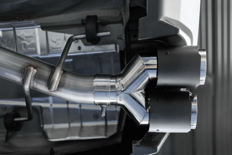 MBRP Subaru WRX 2.0L/STI 2.5L 3in Dual Split Rear Exit w/ 3.5in CF Tips - T304 (Race Version)