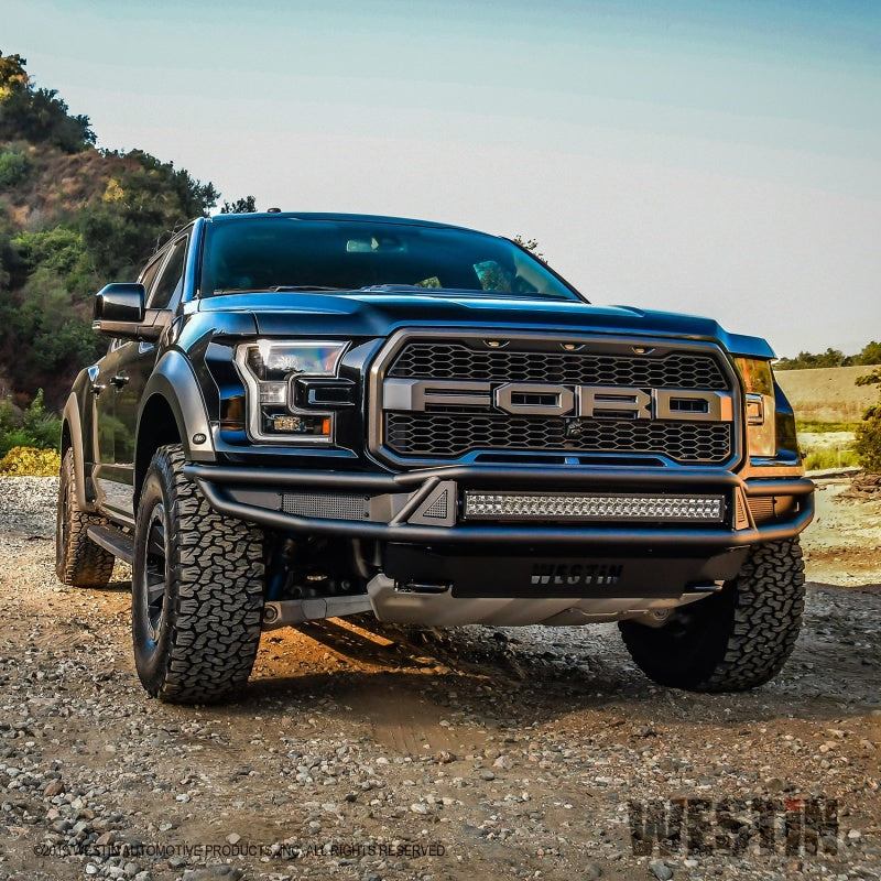Westin 17+ Ford F-150 Raptor Outlaw Front Bumper - Tex. Blk