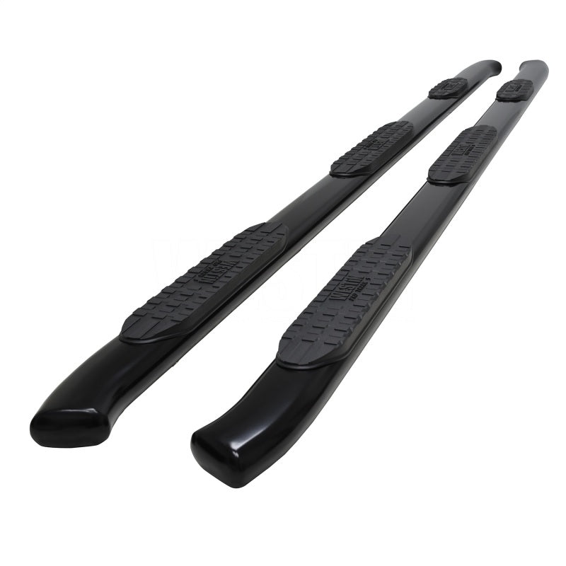 Westin Chevy Silverado 2500/3500 Crew Cab (8ft Bed) PRO TRAXX 5 Oval W2W Nerf Step Bars - Black