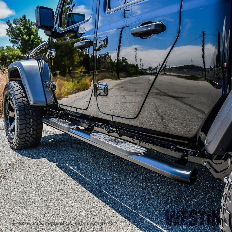 Westin 20+ Jeep Gladiator PRO TRAXX 4 Oval Nerf Step Bars - Black