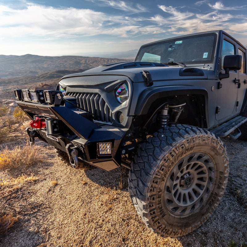 Go Rhino Jeep Wrangler JL/JLU/JK/JKU/Gladiator JT Trailline Front Stubby Bumper
