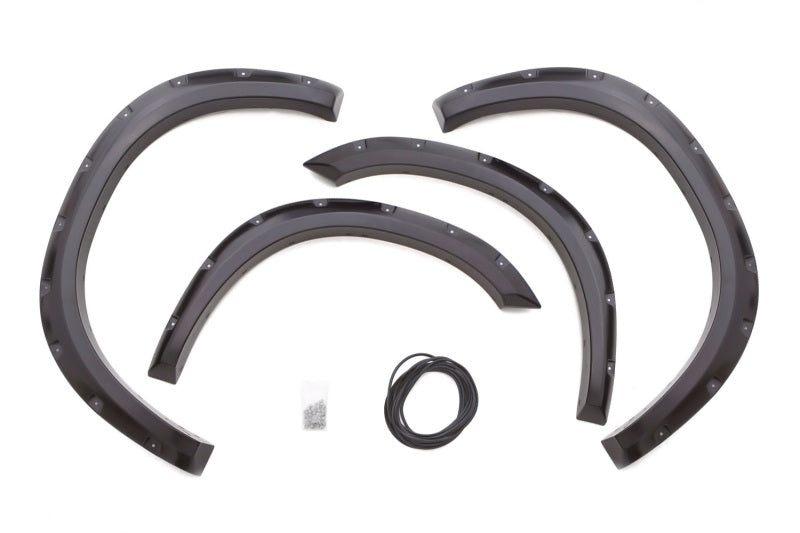 Lund Dodge Ram 1500 RX-Rivet Style Smooth Elite Series Fender Flares - Black (4 Pc.)