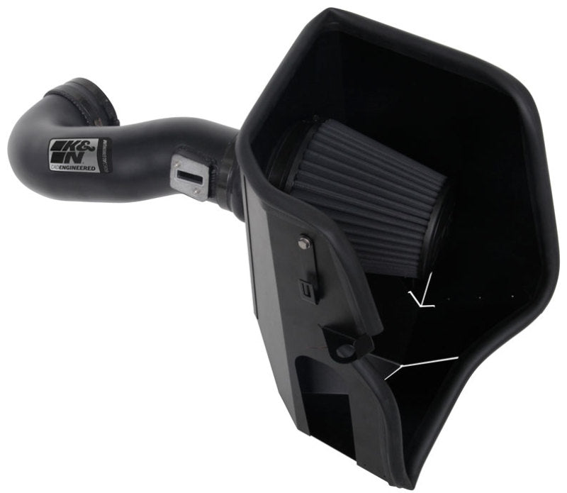 K&N Chevrolet Silverado 1500 5.3L V8 Black Performance Intake Kit