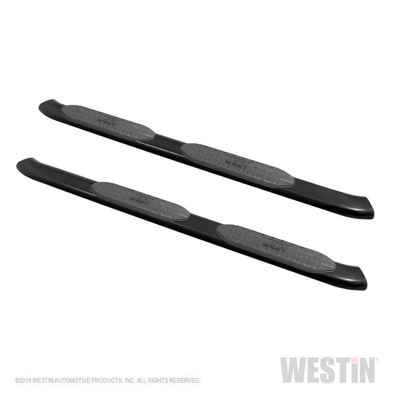 Westin 18+ Jeep Wrangler JL Unlimited 4DR PRO TRAXX 5 Oval Nerf Step Bars - Textured Black