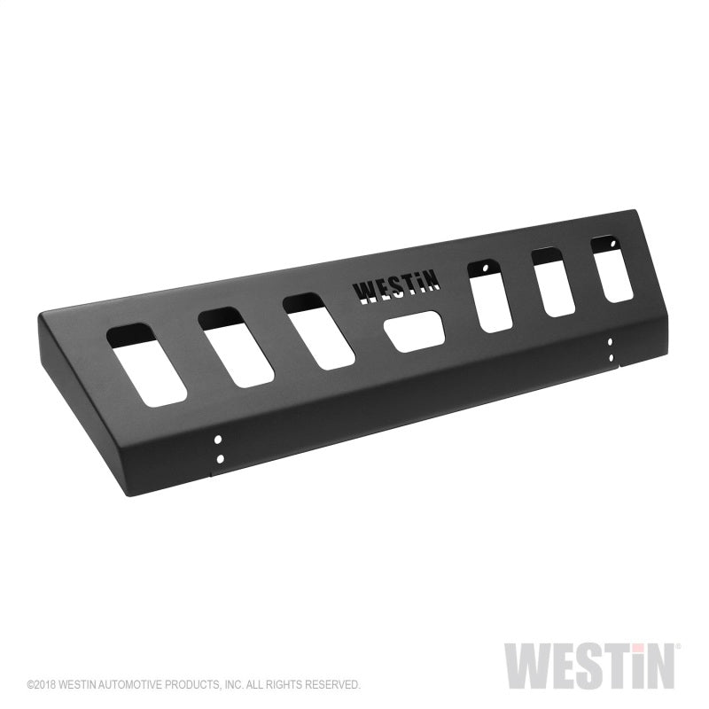 Westin 18+ Jeep Wrangler JL Front Bumper Skid Plate - Textured Black