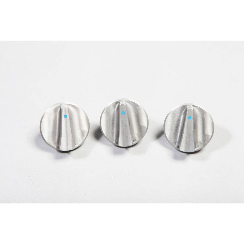 Rugged Ridge Alum Climate Control Knob Set Blue Jeep Wrangler JK