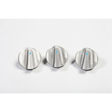 Load image into Gallery viewer, Rugged Ridge Alum Climate Control Knob Set Blue Jeep Wrangler JK