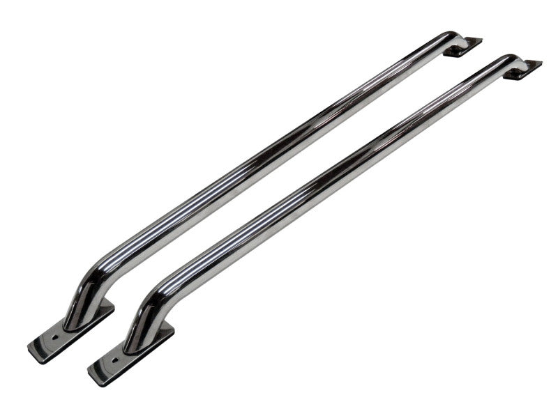 Go Rhino Chevrolet Silverado Stake Pocket Bed Rails - Chrome