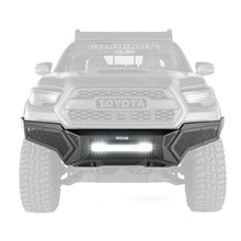 Load image into Gallery viewer, Go Rhino Tacoma Element Front Bumper w/ Power Actuated Hide-away Light Bar Mount Tex Black
