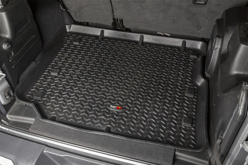 Rugged Ridge Floor Liner Front/Rear/Cargo Black Jeep Wrangler JL 4 Dr (Excl. 4XE Models)