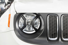 Load image into Gallery viewer, Rugged Ridge Jeep Renegade BU Black Headlight Euro Guards Texture