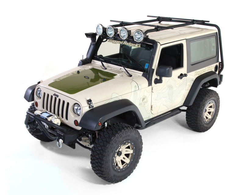 Rugged Ridge Jeep Wrangler 2-Door Sherpa Roof Rack Kit