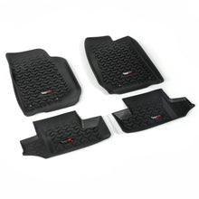 Load image into Gallery viewer, Rugged Ridge Floor Liner Front/Rear Black Jeep Wrangler JK 2 Dr