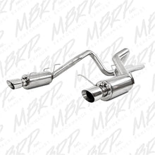 Load image into Gallery viewer, MBRP Ford Mustang GT 5.0L Dual Split Rear Street Version T409 3in Cat Back Exhaust System