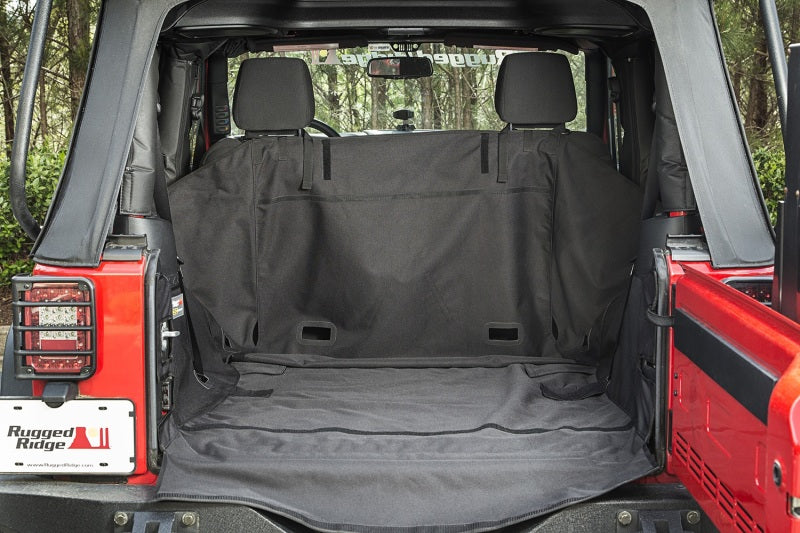 Rugged Ridge C3 Cargo Cover W/O Subwoofer Jeep Wrangler JK 2 Door