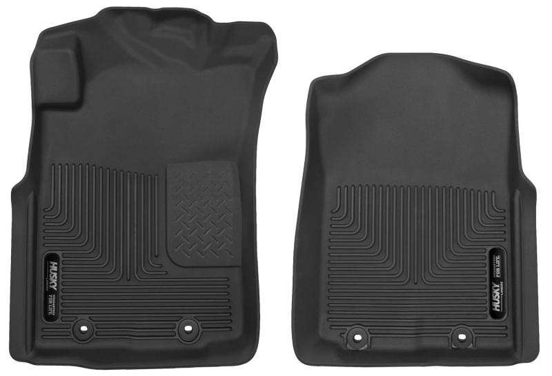 Husky Liners 12-15 Toyota Tacoma Pickup(Crew / Ext / Std Cab) X-Act Contour Black Front Floor Liners