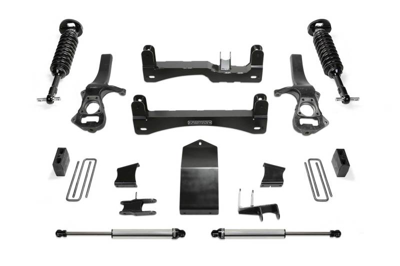 Fabtech 19+ GM C/K1500 P/U w/Trail Boss/At4 Pkg 4in Perf Sys w/Dl 2.5 & 2.25
