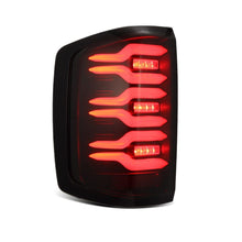 Load image into Gallery viewer, AlphaRex 14-19 Chevrolet Silverado Luxx-Series LED Tail Lights Black w/Activ Light/Seq Signal