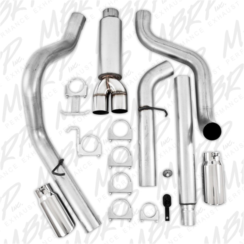 MBRP Ford F-250/350 V-10 Cat Back 4 Dual Split Side