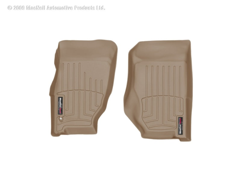 WeatherTech Jeep Liberty Front FloorLiner - Tan