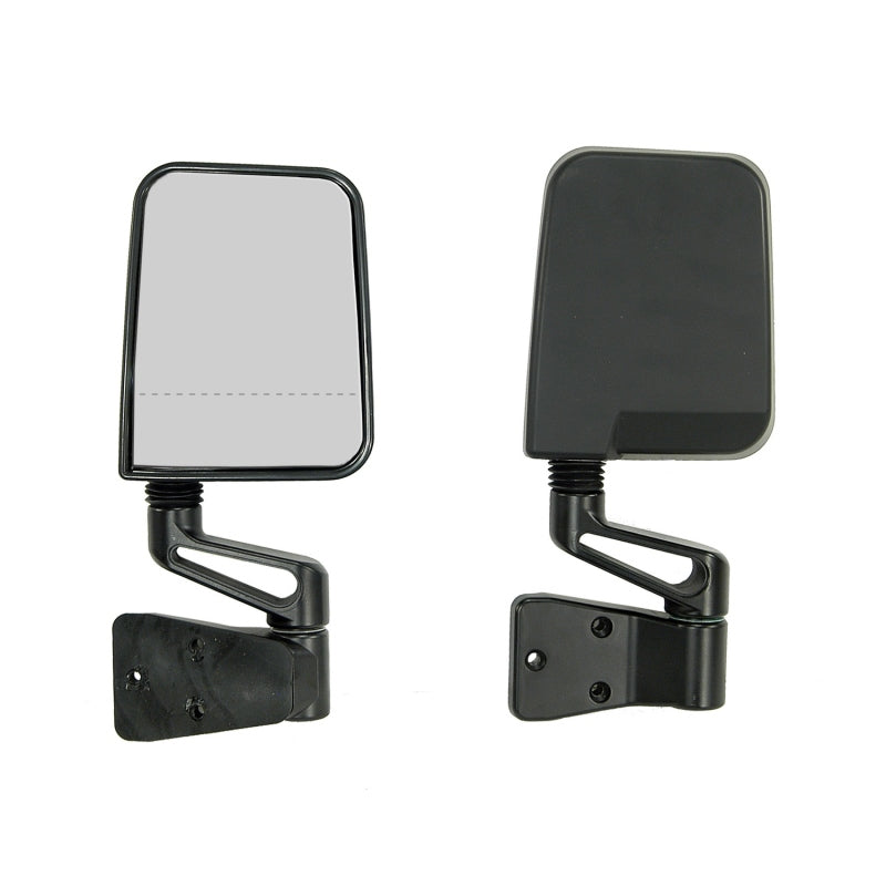 Rugged Ridge Jeep Wrangler YJ/TJ Black Dual Focus Door Mirror Kit