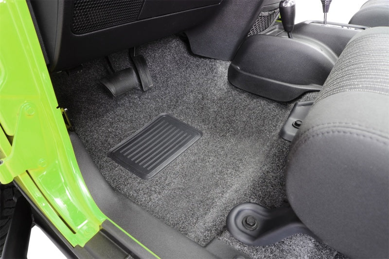 BedRug 07-18 Jeep JK Unlimited 4Dr Front 4pc Floor Kit (Incl Heat Shields)