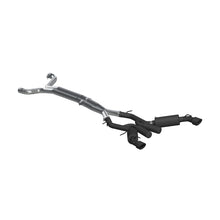 Load image into Gallery viewer, MBRP Chevrolet Camaro SS 6 Speed 3in Dual Cat Back w/ 4.5in OD Tips - Black (Non NPP Models)