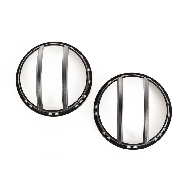 Rugged Ridge Jeep Wrangler JK Black Elite Pivotal Headlight Euro Guard