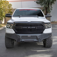Load image into Gallery viewer, Go Rhino Ram 1500 (Excl. Rebel/Warlock/TRX) Element Front Bumper w/Pwr Bar - Tex. Blk