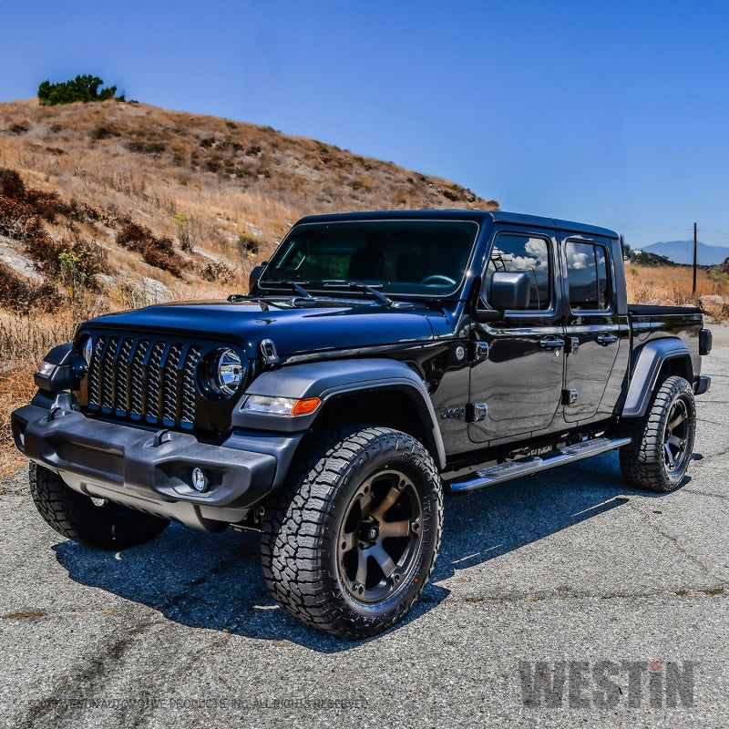 Westin 20+ Jeep Gladiator PRO TRAXX 4 Oval Nerf Step Bars - Black