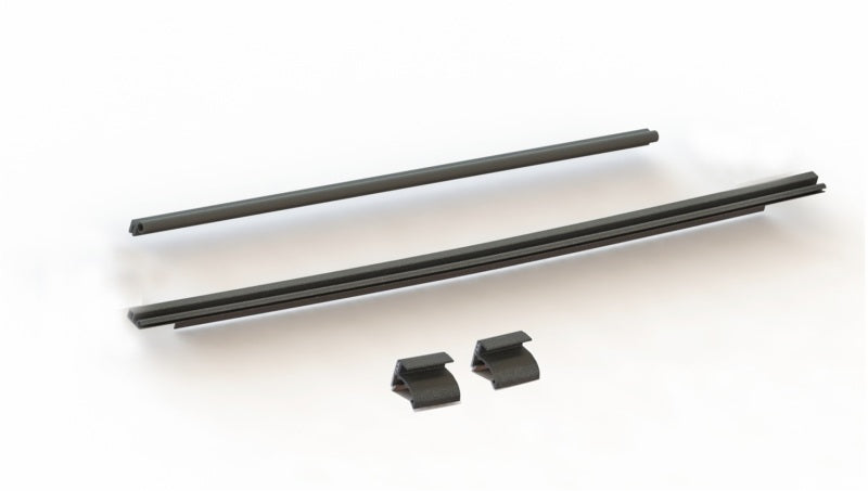 Rampage Jeep Wrangler(JK) Tailgate Tonneau Bar Kit - Black