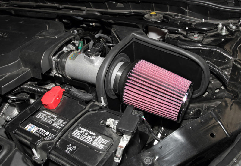 K&N Honda Accord 3.5L V6 69 Series Typhoon Air Intake System - Silver Cold Air Intake Kit