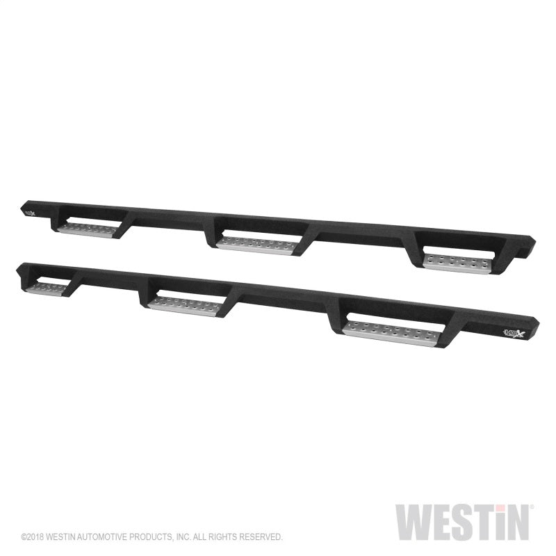 Westin 19+ 1500 Classic CC 5.5ft. Bed HDX Stainless Drop W2W Nerf Step Bars - Tex. Blk