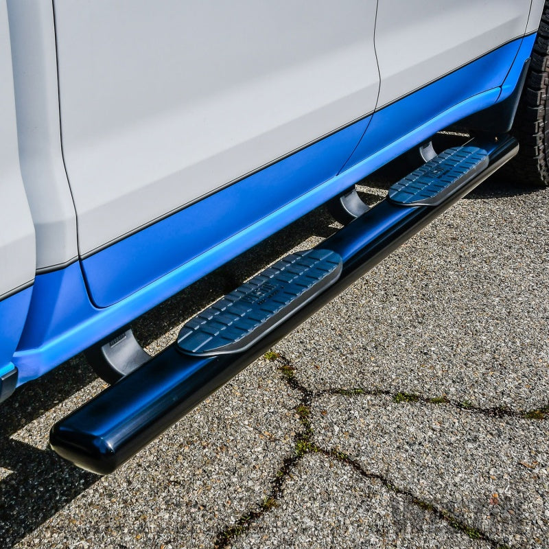 Westin 19+ Chevrolet Silverado Crew Cab PRO TRAXX 6 Oval Nerf Step Bars - Black