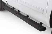 Load image into Gallery viewer, Lund Chevy Silverado 1500 Crew Cab 6in. Oval Straight Black Nerf Bars - Black