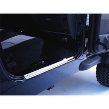 Load image into Gallery viewer, Rugged Ridge Jeep Wrangler TJ Stainless Steel Door Entry Guards