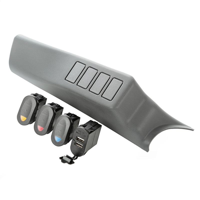 Rugged Ridge A-Pillar Pod Kit 3 Switch USB JK/JKU
