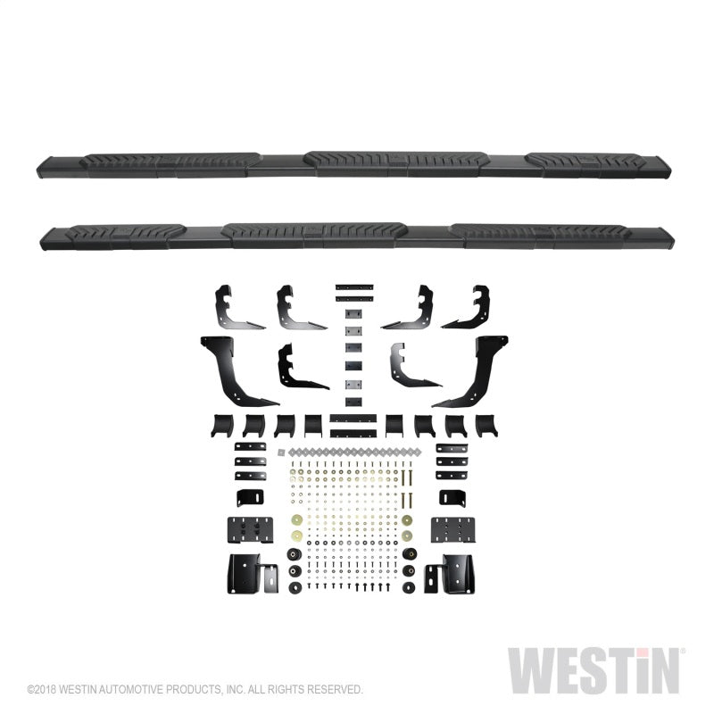 Westin 19+ Ram 1500 Crew Cab R5 M-Series Wheel-to-Wheel Nerf Step Bars - Black