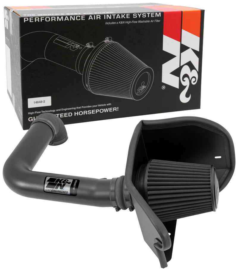K&N Ford F150 V8-5.4L/Ford Lobo 5.4L V8 Blackhawk Perf Intake Kit