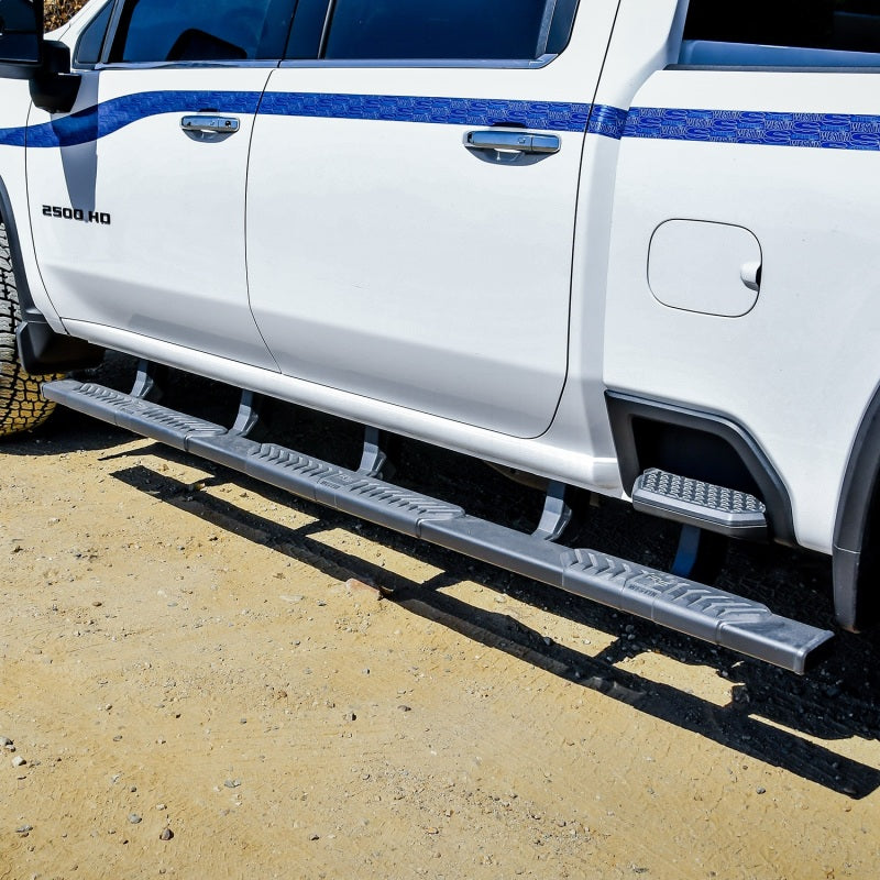 Westin Chevy Silverado 2500 Crew Cab (6.5ft Bed) R5 M-Series XD W2W Nerf Bars - Textured Black