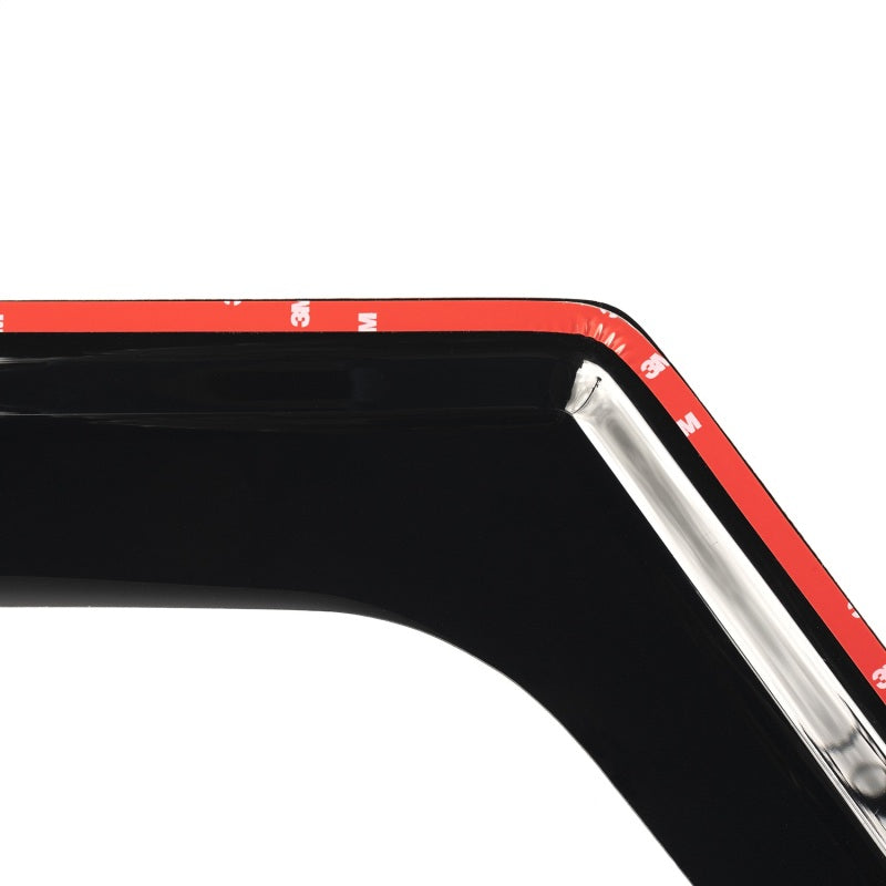 Rugged Ridge Window Visors Matte Black Jeep Wrangler JLU/JT