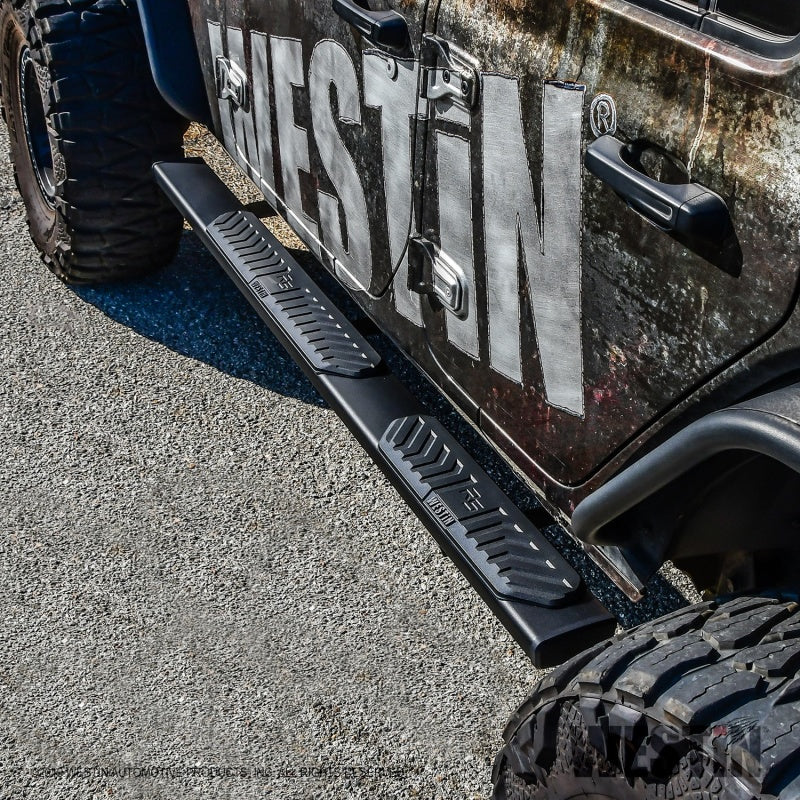 Westin 18+ Jeep Wrangler JLU 4dr R5 Nerf Step Bars - Tex. Blk