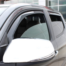 Load image into Gallery viewer, Westin Toyota Tacoma Double Cab 4dr Wade In-Channel Wind Deflector 4pc - Smoke
