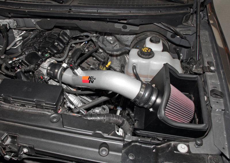 K&N Ford F150 3.7L V6 Black High-Flow Performance Intake