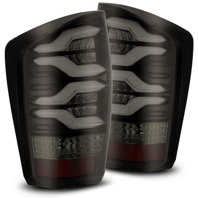 AlphaRex 16+ Toyota Tacoma PRO-Series LED Tail Lights Jet Black