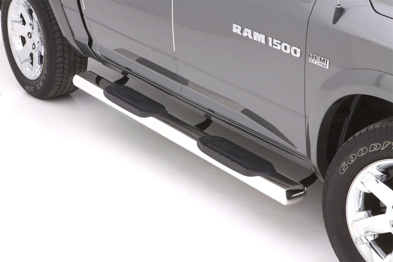 Lund Dodge Ram 2500 Crew Cab 6in. Oval Straight SS Nerf Bars - Polished
